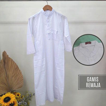 Gamis remaja putih_2