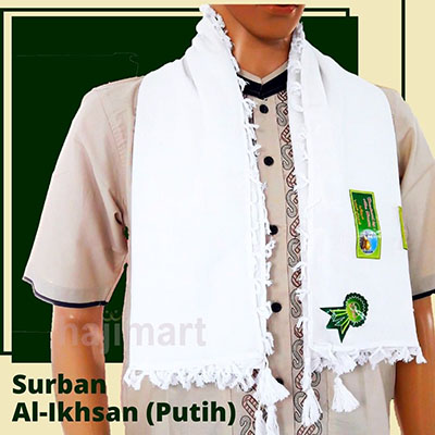 surban al ikhsan putih