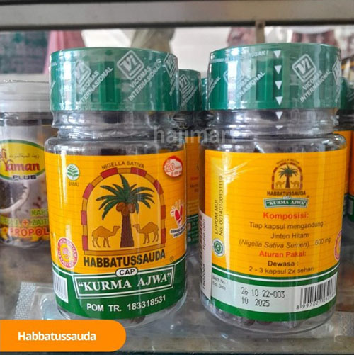KAPSUL HABBATUSSAUDA CAP KURMA AJWA